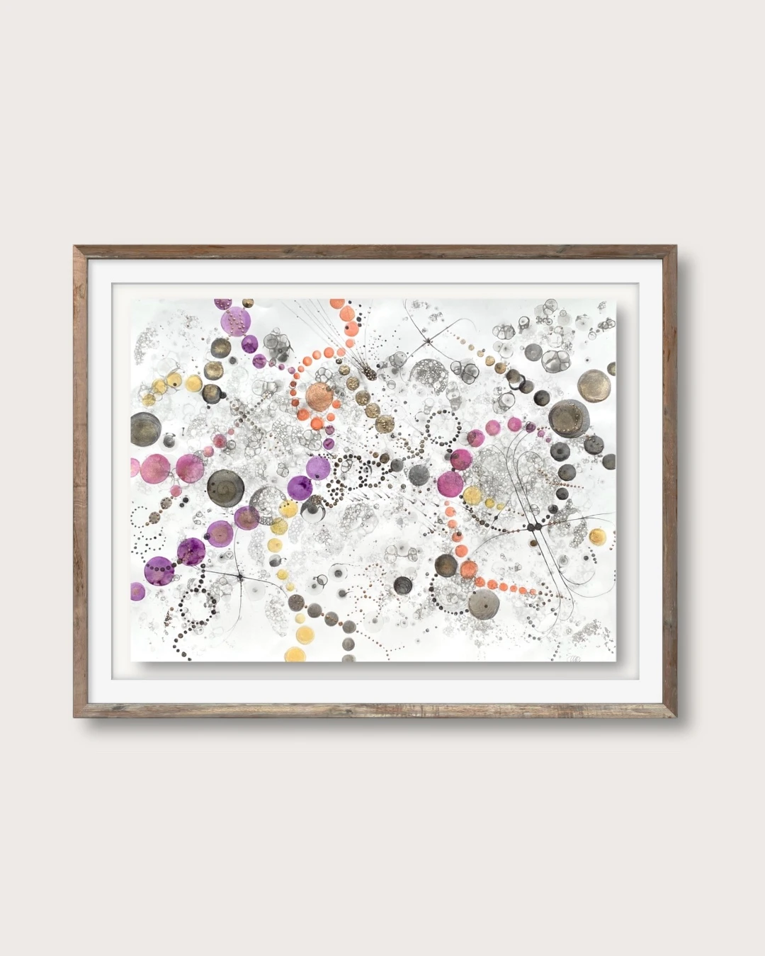 Beach in space-color