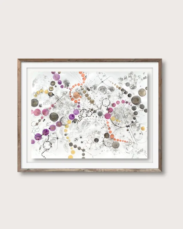 Beach in space-color