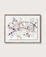 Beach in space-color