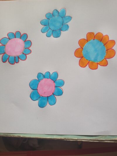 Teckning Blommor Promarker